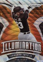 2020 Panini Prizm Illumination #I3 Fernando Tatis Jr. Blue Wave Prizm Baseball Card