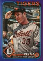 2024 Topps Chrome Update #USC178 Colt Keith Purple Refractor Baseball Card