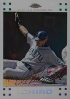 2007 Topps Chrome #158 Ichiro White Refractor Baseball Card