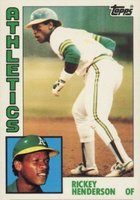 1984 Topps Tiffany #230 Rickey Henderson Baseball Card