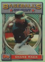 1993 Finest #61 Shane Mack Refractor Baseball Card