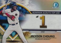 2023 Bowman Scouts' Top 100 #BTP1 Jackson Chourio Baseball Card