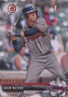 2017 Bowman Draft #BD90 Drew Waters Baseball Card