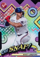 2024 Topps Pristine Oh Snap! #OH16 Wyatt Langford Baseball Card