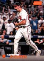 2023 Topps Stadium Club #192 Spencer Strider Orange Foil Baseball Card