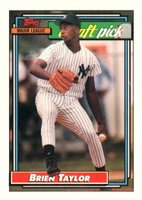 1992 Topps #6 Brien Taylor Baseball Card