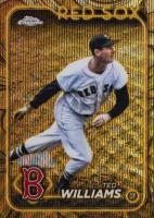 2024 Topps Gilded Collection #109 Ted Williams Gold Wave Baseball Card