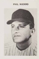 1969 Milton Bradley # Phil Niekro Baseball Card