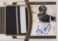 2020 Panini National Treasures #212 Luis Robert Material Signature-Gold Baseball Card