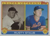 1983 Topps #741 Rusty Staub Baseball Card