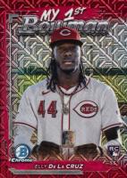 2024 Bowman Chrome Mega Box My 1st Bowman #2 Elly de La Cruz Red Refractor Baseball Card