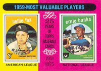 1975 Topps Mini #197 1959 MVP's Baseball Card