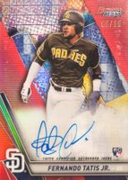 2019 Bowman's Best Best of 2019 Autographs #B19FTJ Fernando Tatis Jr. Red Refractor Baseball Card