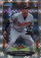 2013 Bowman Chrome #205 Manny Machado Xfractor Baseball Card