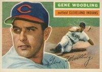 1956 Topps #163 Gene Woodling Gray Back Baseball Card