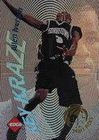 1996 Collector's Edge Key Kraze #9 Allen Iverson Holofoil Basketball Card