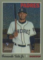 2019 Topps Heritage #517 Fernando Tatis Jr. Chrome Baseball Card