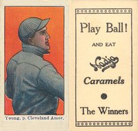 1909 Nadja Caramel # Cy Young Baseball Card