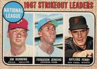 1968 O-Pee-Chee #11 N.L. Strikeout Leaders Baseball Card