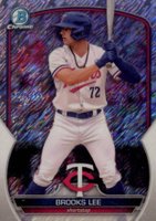2023 Bowman Chrome Prospects #BCP248 Brooks Lee Shimmer Baseball Card