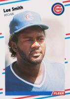 1988 Fleer Glossy #433 Lee Smith Baseball Card