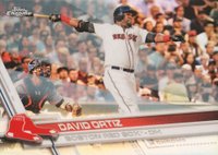 2017 Topps Chrome #150 David Ortiz Refractor Baseball Card