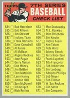 1970 Topps #588b 7th Series Checklist 634-720 #666 Adolpho Baseball Card