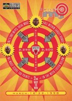 1997 Collector's Choice MJ Bullseye #B17 Michael Jordan 3/16 Basketball Card