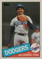 1985 Topps #110 Alejandro Pena Baseball Card