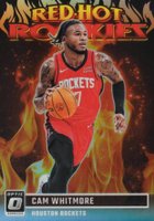 2023 Panini Donruss Optic Red Hot Rookies #1 Cam Whitmore Holo Basketball Card