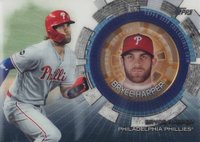 2020 Topps Update Baseball Coin Cards Relics #TBCBH Bryce Harper Baseball Card