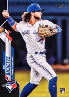 2020 Topps #78 Bo Bichette Black Baseball Card