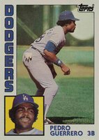 1984 Topps #90 Pedro Guerrero Baseball Card