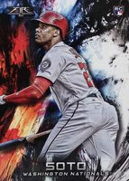 2018 Topps Fire  #181 Juan Soto Baseball Card
