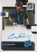 2022 Panini Donruss Optic Rated Rookie Signatures #RRSCR Cal Raleigh Baseball Card