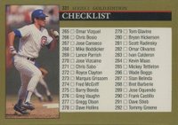 1992 Leaf #331 Checklist #265-352 Gold Baseball Card