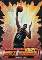 2004 Fleer Showcase Hot Hands #8 Tim Duncan Basketball Card