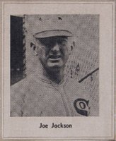 1947 Sports Exchange Baseball Miniatures-Hand Cut # Joe Jackson Baseball Card