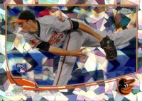 2013 Topps Chrome #194 Kevin Gausman Atomic Refractor Baseball Card