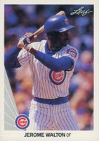 1990 Leaf #124 Jerome Walton Baseball Card