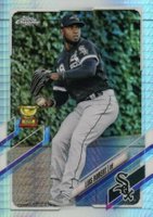 2021 Topps Chrome #56 Luis Robert Prism Refractor Baseball Card