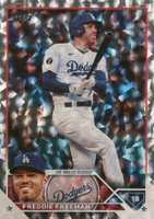 2023 Topps #200 Freddie Freeman Silver Foil Baseball Card