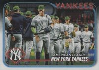 2024 Topps #301 New York Yankees Baseball Card
