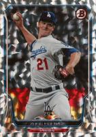 2014 Bowman #163 Zack Greinke Silver Ice Baseball Card