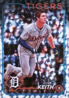2024 Topps Update #US73 Colt Keith Silver Crackle Foil Board Baseball Card