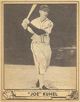 1940 Play Ball #185 Joe Kuhel Baseball Card