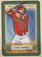2019 Topps Gypsy Queen Tarot of the Diamond #5 Mike Trout Baseball Card