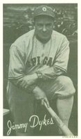 1936 Goudey Premiums-Type 1-Wide Pen # Jimmy Dykes Kneeling Baseball Card