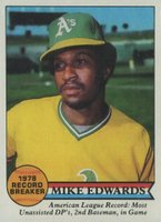 1979 Topps #201 Mike Edwards Record Breaker Baseball Card
