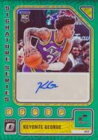 2023 Panini Donruss Optic Signature Series #SSKEY Keyonte George Green Basketball Card
